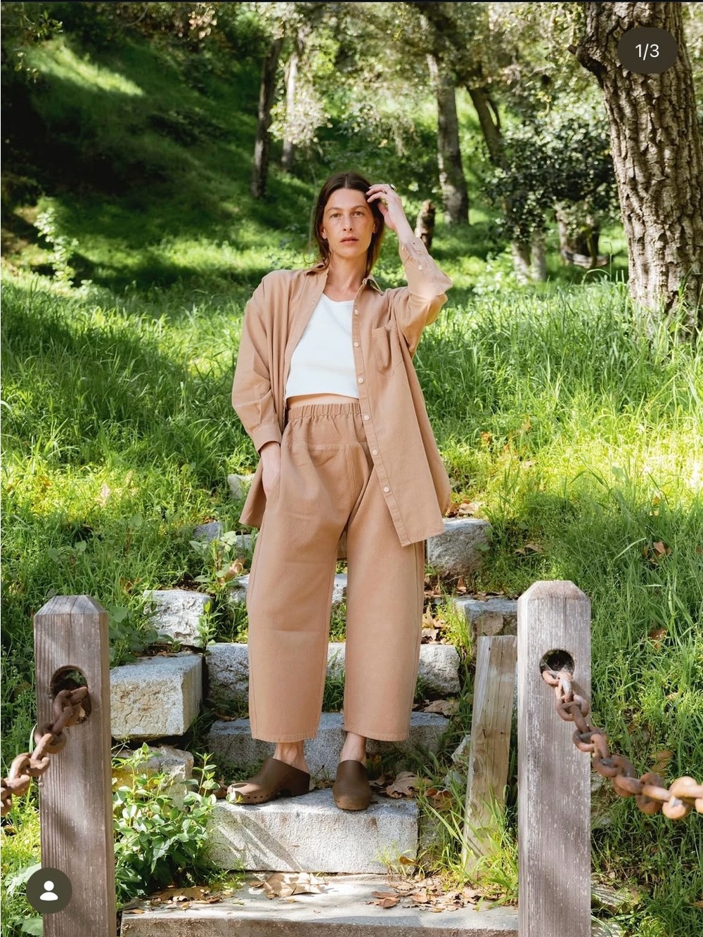 Rudy Jude Gauze Morning Shirt in Roasted Chestnut XS